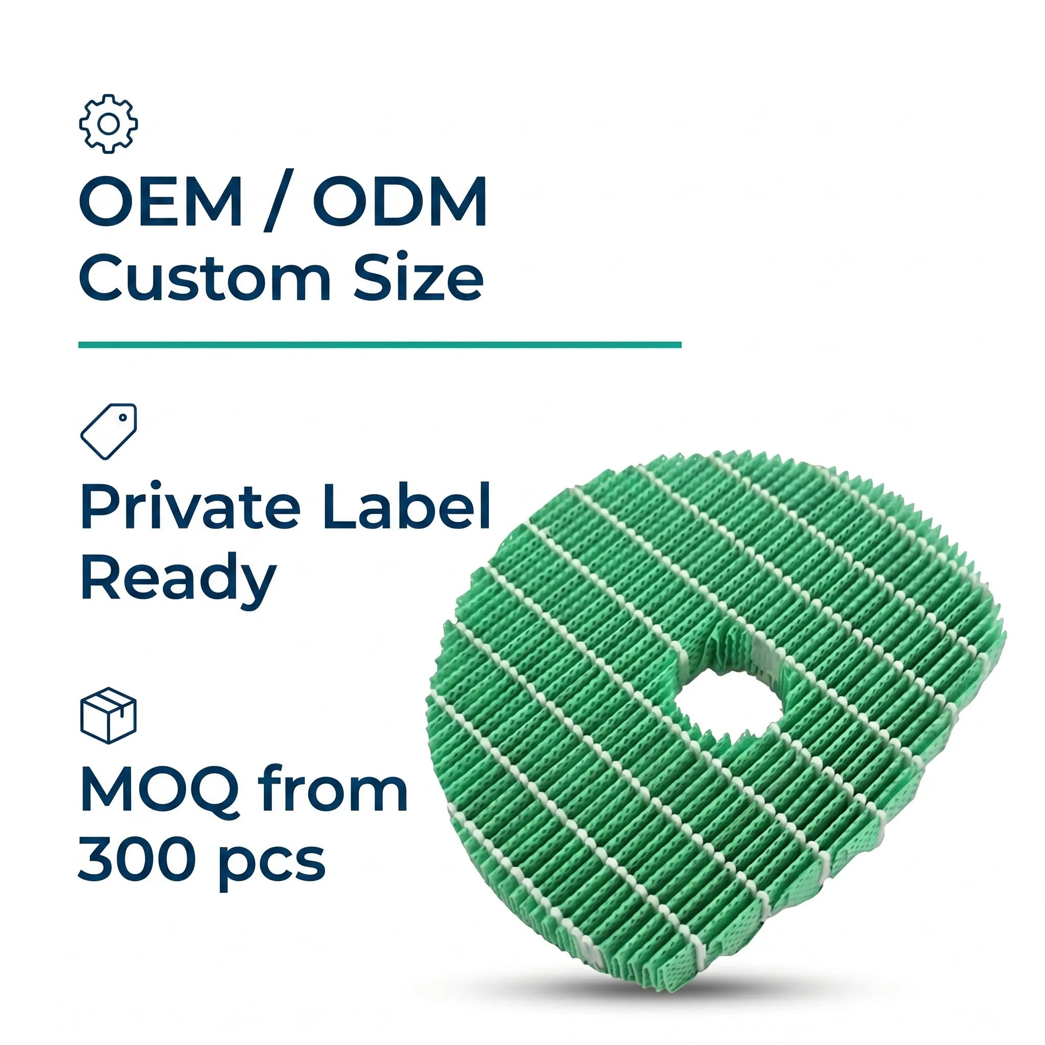 Sharp KC-850U humidifier filter OEM custom size private label MOQ 300 pcs