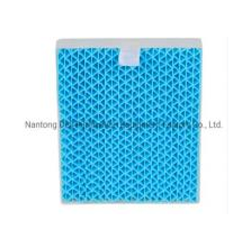 Blue rectangular custom humidifier filter media DL-787